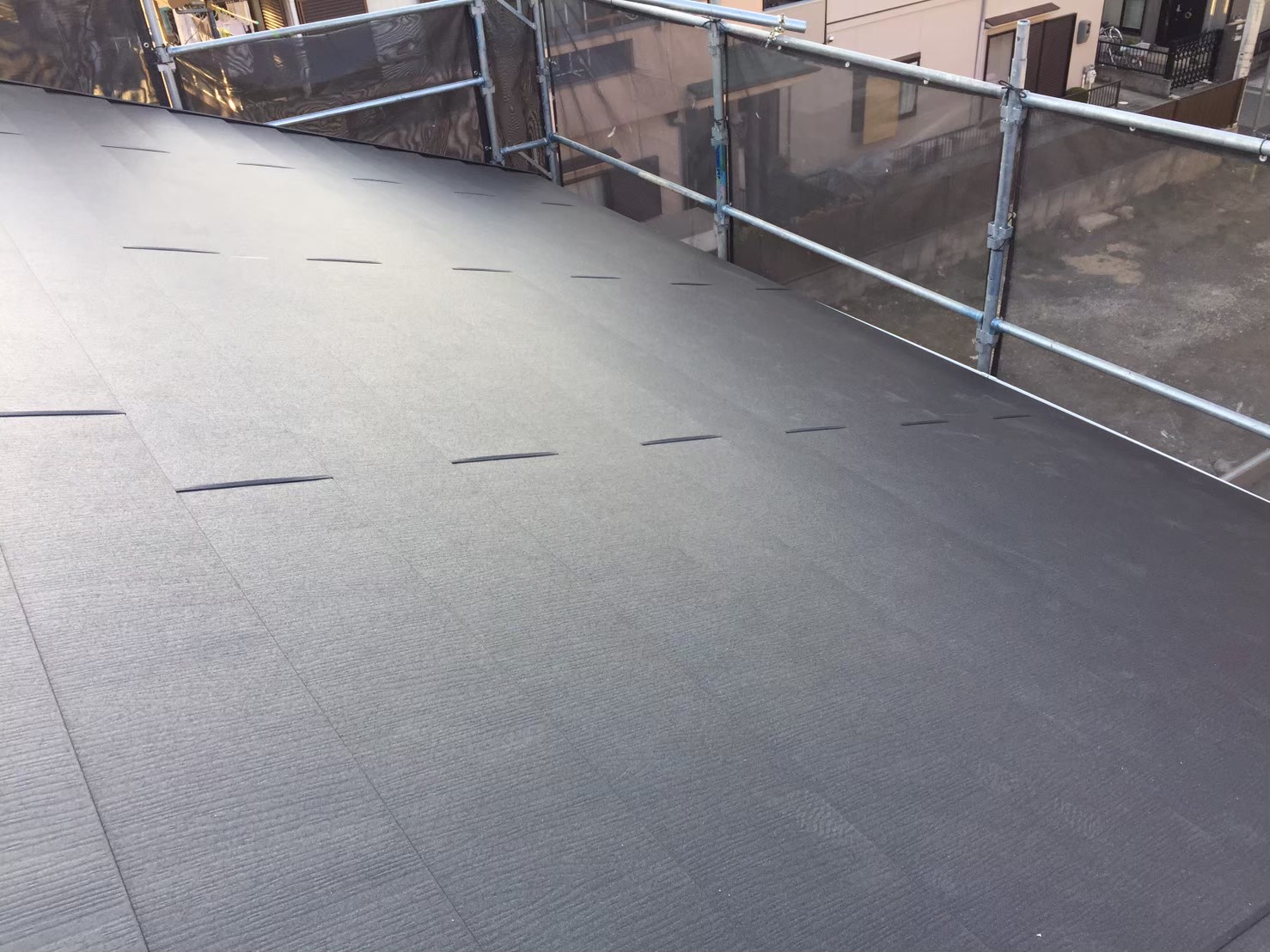 カバー工法でガルテクト設置